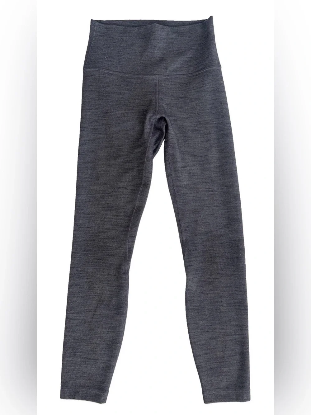 Lululemon Align High Rise Heathered Dark/SlateGray Yoga Legging Herringbone Sz 4